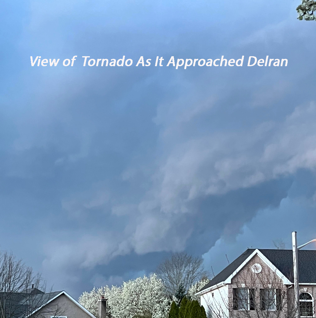 View of Tornado Approaching Delran